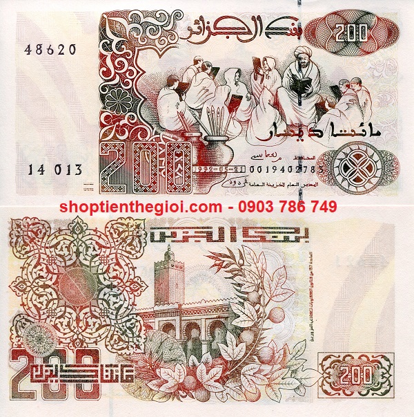 Algerie 200 Dinar 1992 UNC (tờ) -SP001862